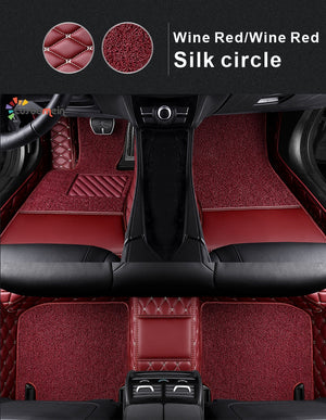 Custom Car Floor Mat-Double Layer Full Coverage with logo Classic Deluxe Edition