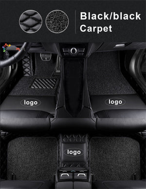 Custom Car Floor Mat-Double Layer Full Coverage with logo Classic Deluxe Edition