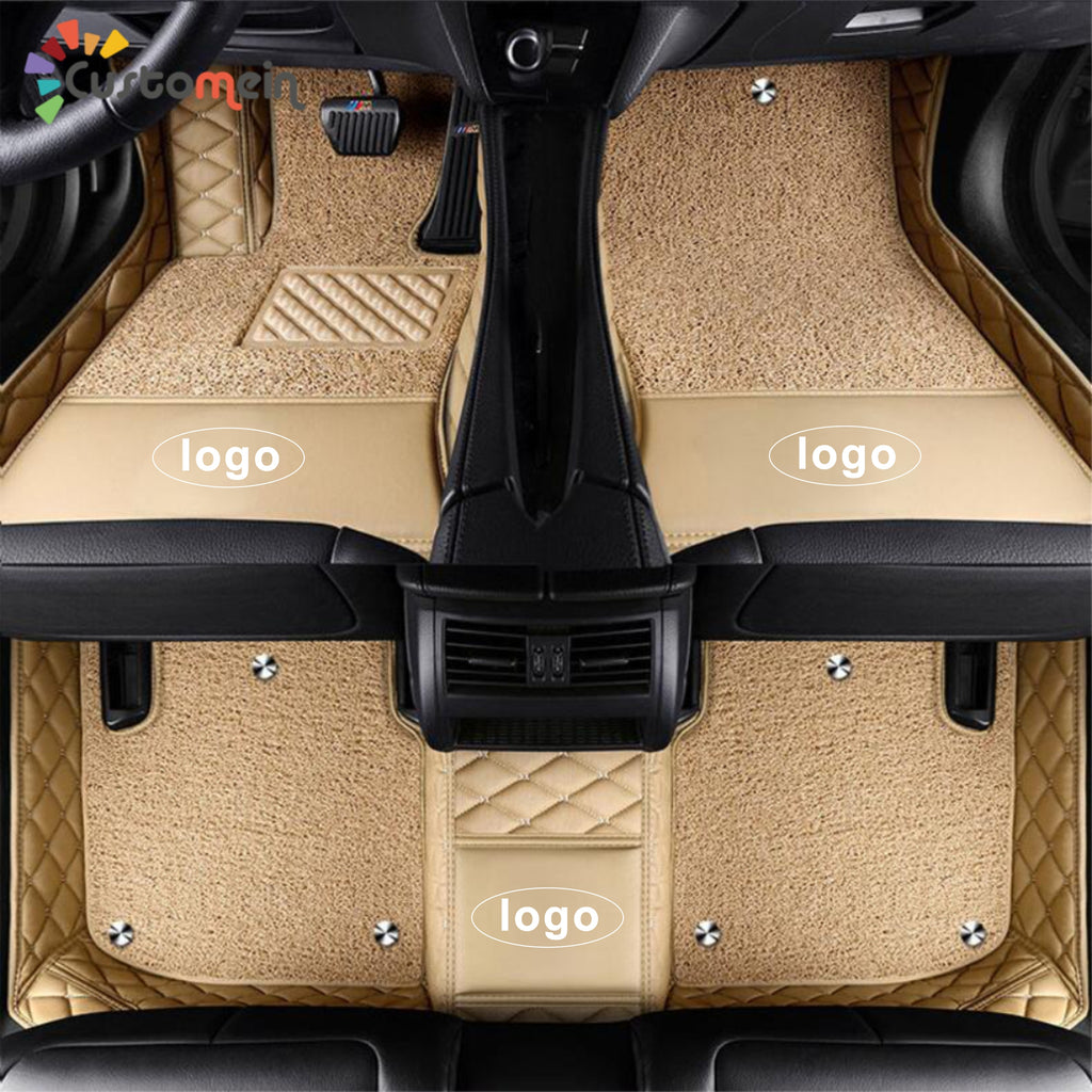 Custom Car Floor Mat-Double Layer Full Coverage with logo Classic Deluxe Edition
