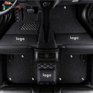 Custom Car Floor Mat-Double Layer Full Coverage with logo Classic Deluxe Edition