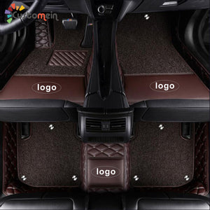 Custom Car Floor Mat-Double Layer Full Coverage with logo Classic Deluxe Edition